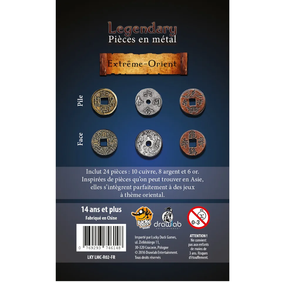 LEGENDARY METAL COINS - Set Extrème-Orient