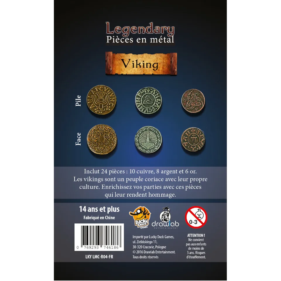 LEGENDARY METAL COINS - Set Viking