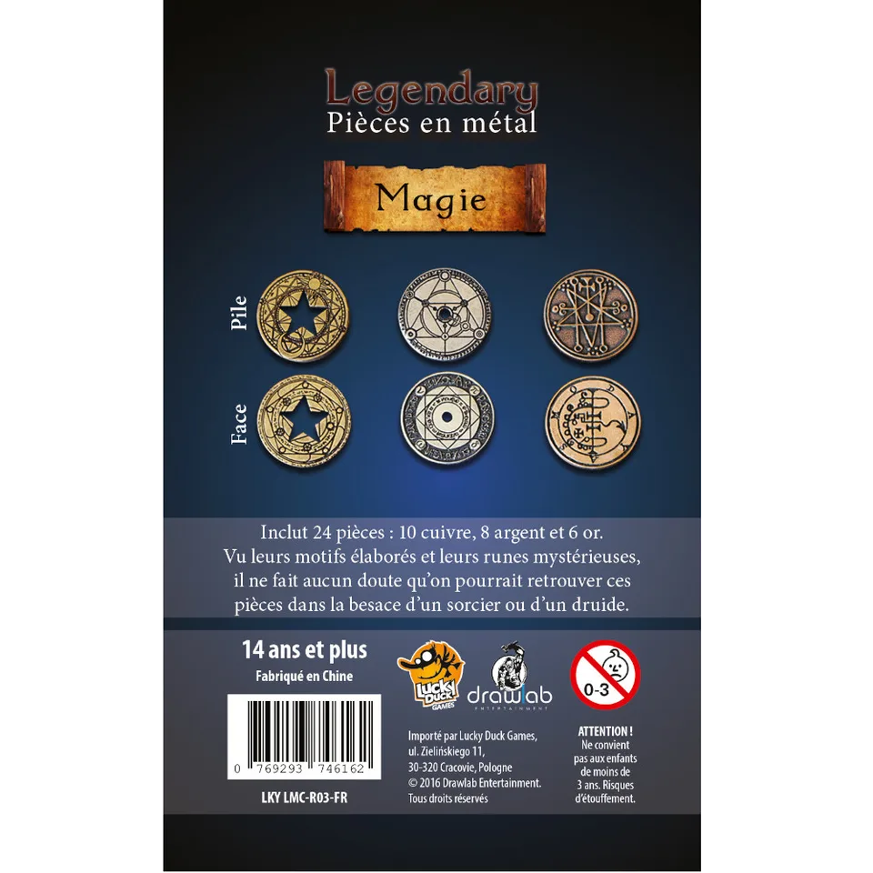 LEGENDARY METAL COINS - Set Magie