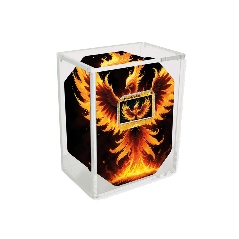 PHOENIX SHIELD - Boite-vitrine acrylique pour Pokebox Tin