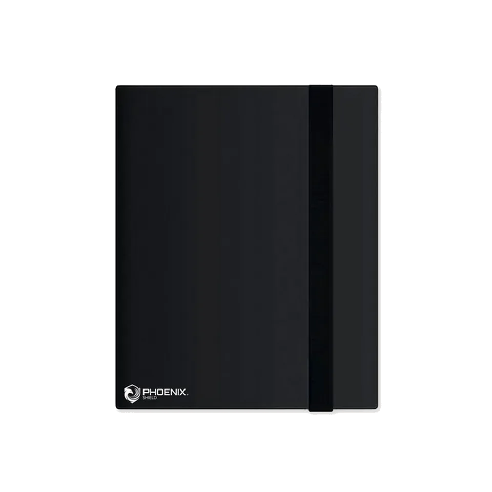 PHOENIX SHIELD - Portfolio Souple 9 cases (360 cartes) - NOIR