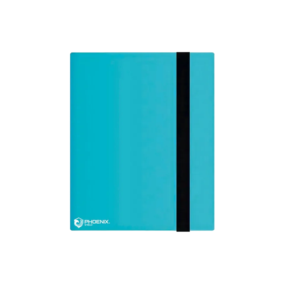 PHOENIX SHIELD - Portfolio Souple 9 cases (360 cartes) - BLEU CIEL