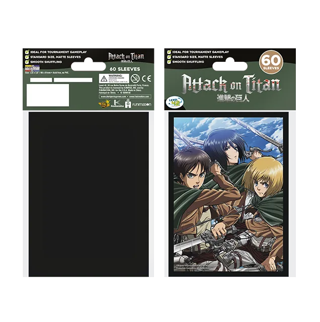 ATTACK ON TITAN - Sleeves Battle Trio