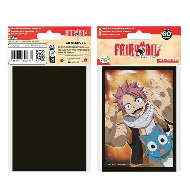 FAIRY TAIL - Sleeves Natsu and Happy