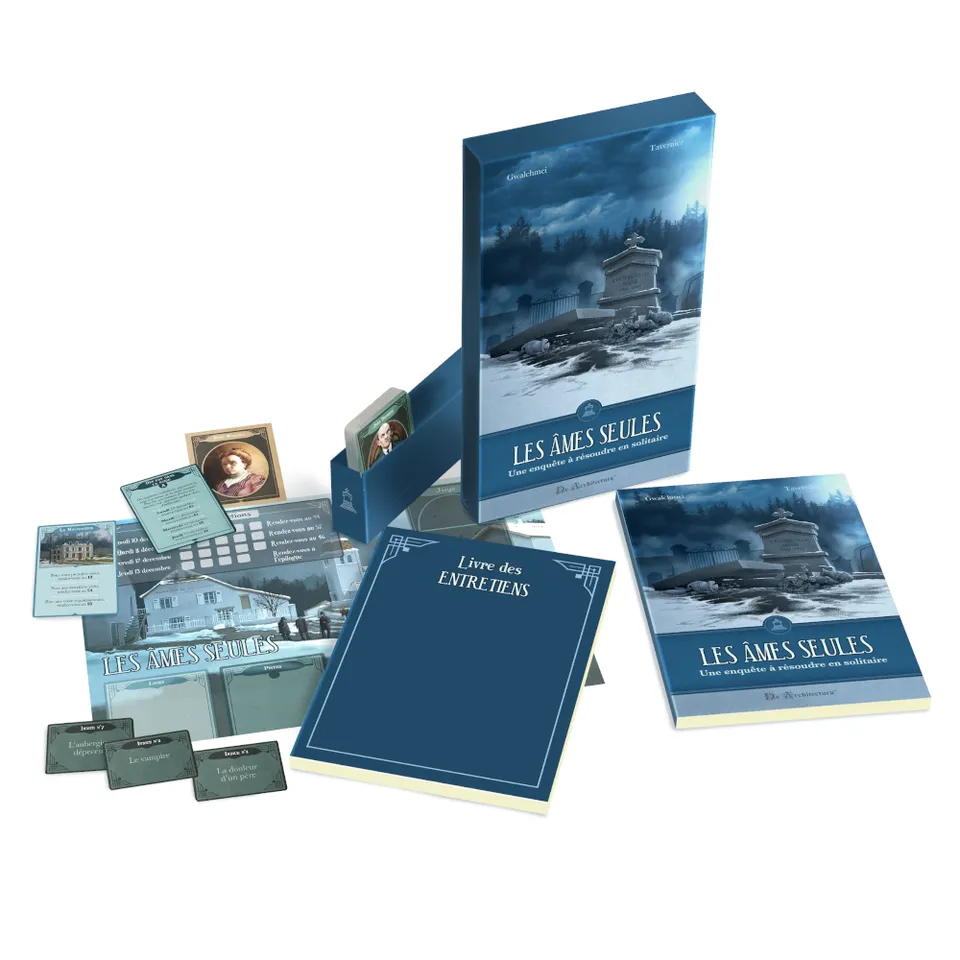LES ÂMES SEULES - Livre jeu solo — matériel