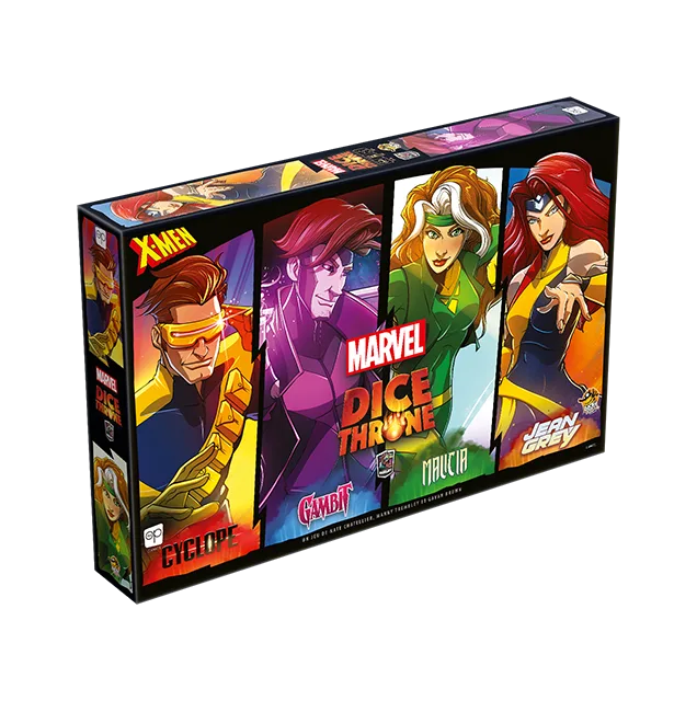 DICE THRONE MARVEL - Cyclope, Gambit, Malicia, Jean Grey