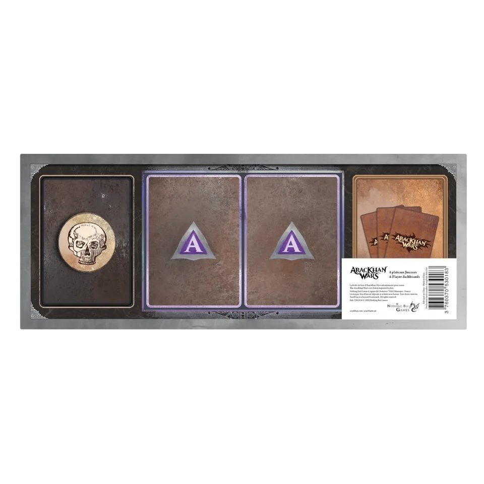 ARACKHAN WARS S1 - Set 4 plateaux joueurs