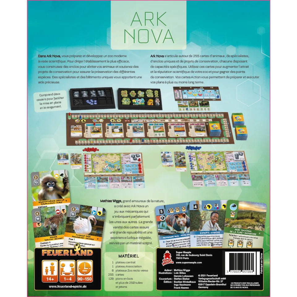 ARK NOVA - Pack plateaux zoo recto/verso 2