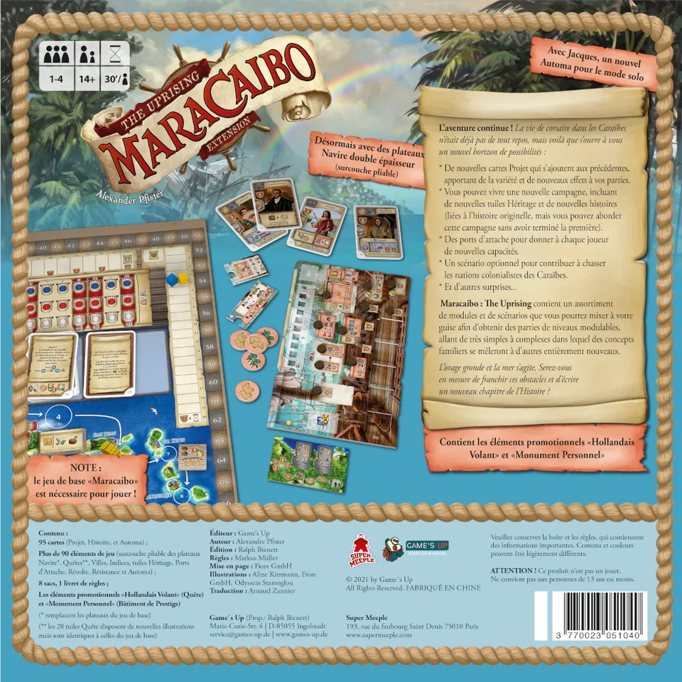 MARACAIBO - Ext. The Uprising - Carte bonus