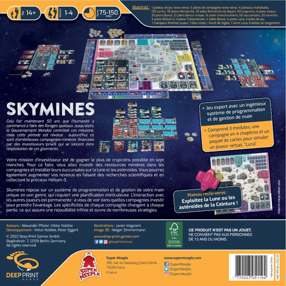 SKYMINES - Pièces Métal