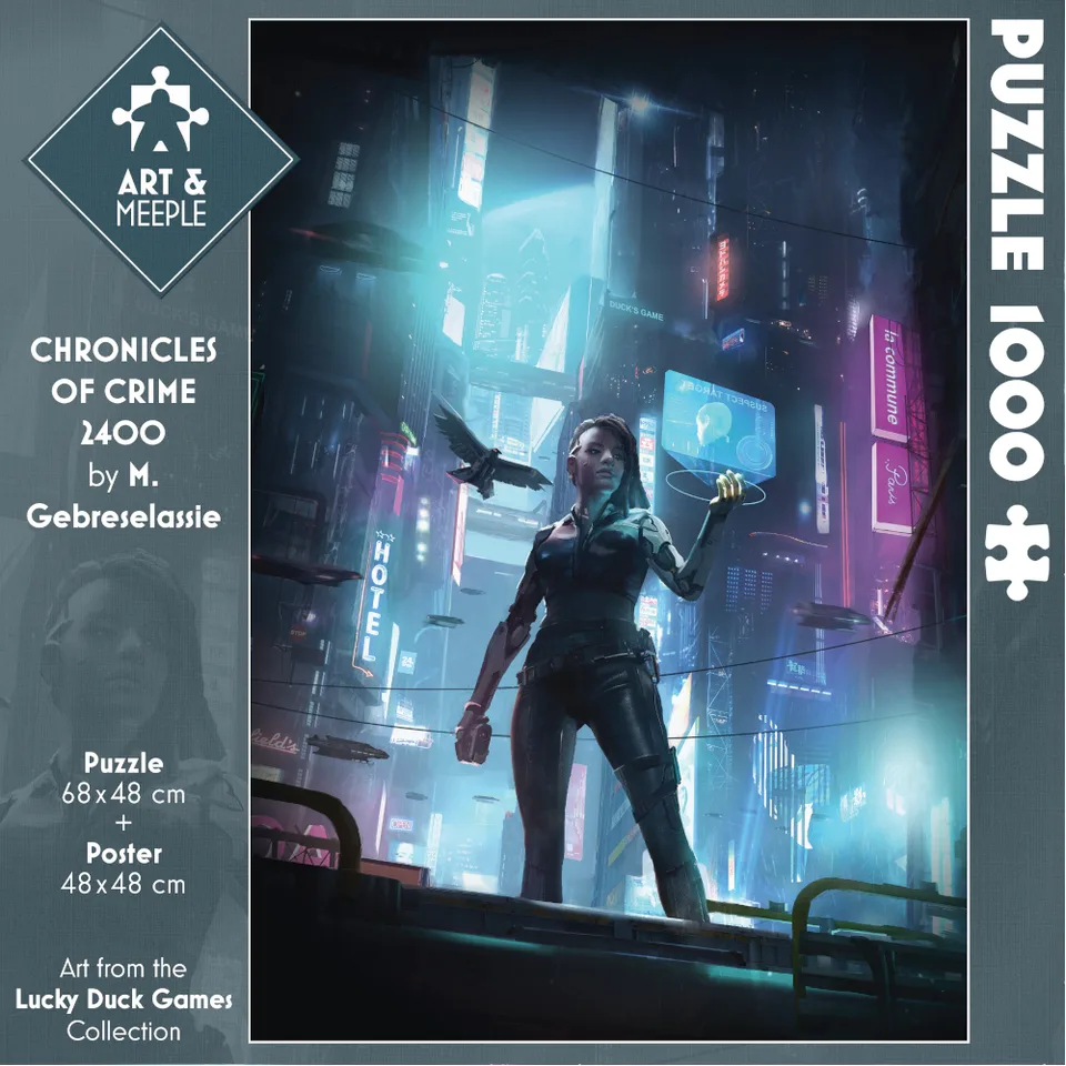 ART&MEEPLE - Puzzle 1000 pièces 68x48cm Chronicles of Crime 2400