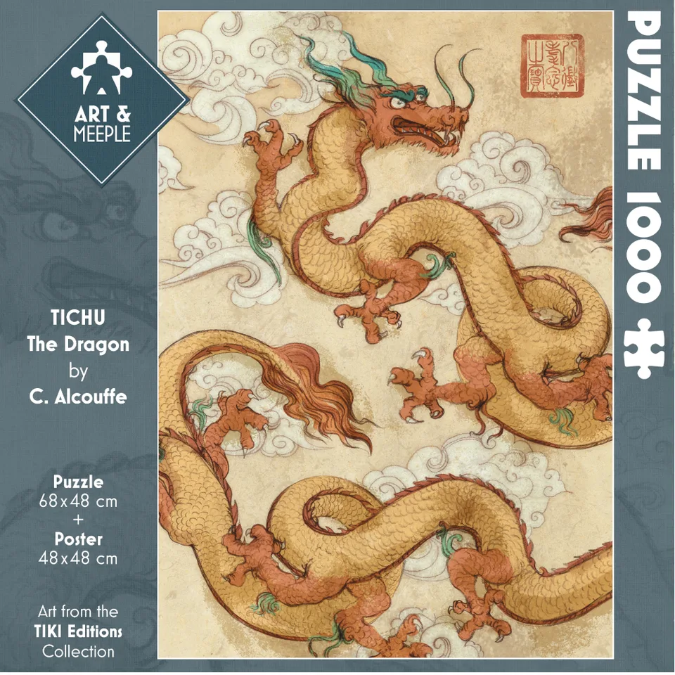ART&MEEPLE - Puzzle 1000 pièces 68x48cm Tichu