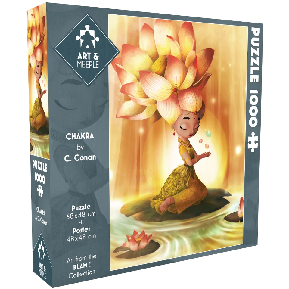 ART&MEEPLE - Puzzle 1000 pièces 68x48cm Chakra