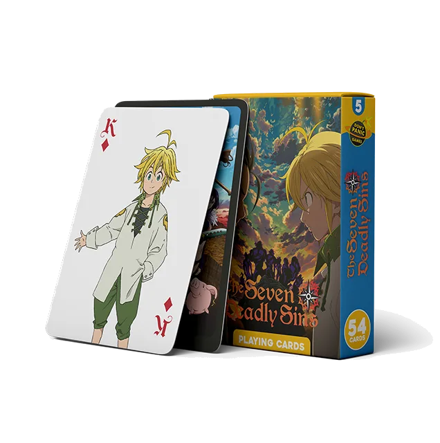JEU DE CARTES MANGA - Seven Deadly Sins x4