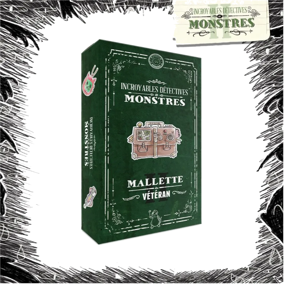 INCROYABLES DETECTIVES DE MONSTRES - Mallette du Vétéran n°2