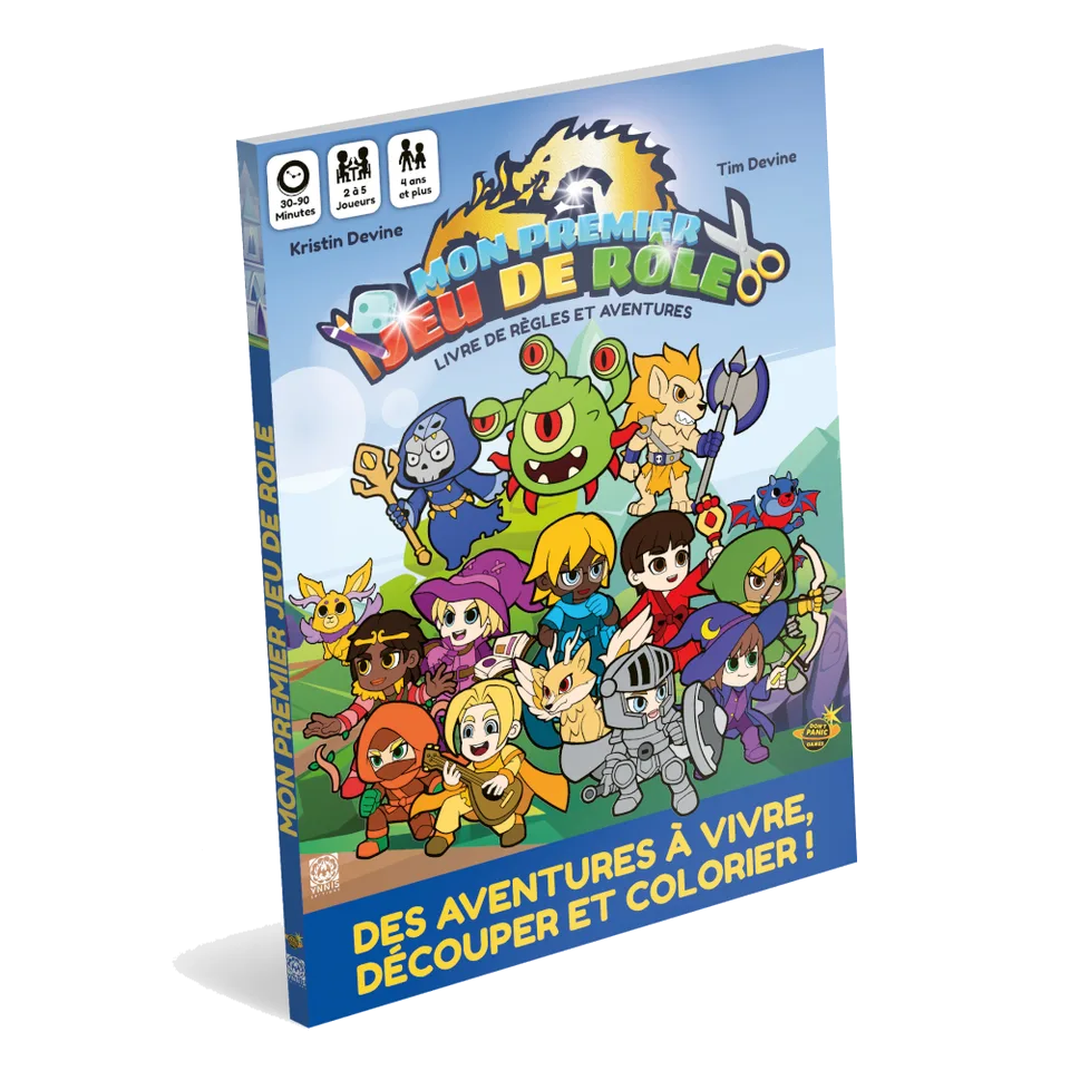 MON PREMIER JEU DE ROLE Une aventure à colorier - Livre de règles